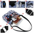 thumbnail image 5 of HAWEE Crossbody Bag for Women - Multi-pocket Shoulder Bag Lightweight Messenger Bag Casual printed Purse Handbag Travel Bag, 5 of 8
