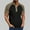 Khaki, variant on Zynviq Shirts for Man Short Sleeve Raglan Button Casual Color Block Slim Fit Henley Tees Mens Summer Tops Trendy,S