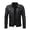 A1-Black63, variant on Epaulet Multi Pocket Moto Jacket For Men Zip Front Slim Fit Daily Driving Outer Coat