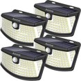 thumbnail image 1 of Luces solares con sensor de movimiento Aootek 120 LED IP65 a prueba de agua, 1 of 6