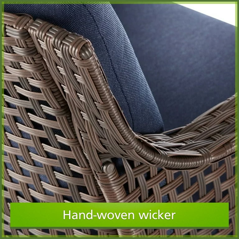 Mainstays Tuscany Ridge 4 Piece Conversation Set, Blue - Walmart.com