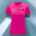 thumbnail image 3 of Playera Blusa Con Estampado De Corazones Ropa Para Mujer Color Fucsia Talla Mediana Marca Emil SaEs, 3 of 4