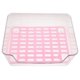 thumbnail image 4 of Rectangular Cat Litter Pan With Prevent Litter Spreading Feature For Indoor Use In Pink 30.3x23cm 1Pcs, 4 of 4