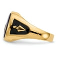 thumbnail image 4 of Real 14kt Yellow Gold Men's Masonic Ring Size: 10; for Adults and Teens; for Women and Men, 4 of 5