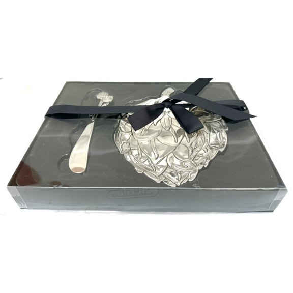 Artichoke Leaf Butter Spreader Knife and Plate Set