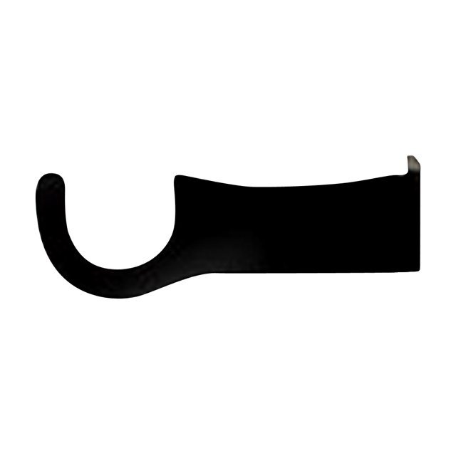 Soporte central para varillas de 1 pulgada Village Wrought Iron CUR-BRAC-C-1