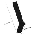 thumbnail image 2 of unbranded 1Par Calcetines Negros Para Mujer Y Para Frío, 2 of 8