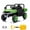 Green, variant on 12V Four‑Wheel UTV with Powered Tilting Cargo Bed, 2WD Rear‑Wheel Drive, 2.4G Remote Control, Bluetooth Audio, LED Headlights, Max Speed 3 MPH,Green