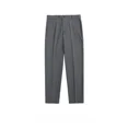 thumbnail image 3 of Pantalones de traje masculino de seda de hielo fluido 9 Pantalones de verano para hombre de negocios recortados Pantalones holgados y refrescantes Sastrería social Pantalones rectos drapeados, 3 of 5