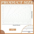 thumbnail image 2 of Hole Spacing Ruler 5.9x3.9inches Hole Distance Gauge Acrylic Positioning Calculation Ruler Rectangle Clear Acrylic Leather Hole Distance Tool for, 2 of 6