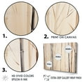 thumbnail image 3 of Designart "Serenity With Beige Minimalism Bamboo II" Bamboo Floater Framed Wall Art Living Room, 3 of 5