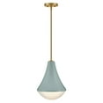 thumbnail image 4 of 83417SF Lark Haddie - 8W 1 LED Medium Pendant-14.75 Inches Tall and 11 Inches Wide-Seafoam Finish, 4 of 20