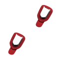 thumbnail image 2 of Kenally Soporte para anteojos de coche, diseño de resorte, colgador de anteojos de cuero, fácil almacenamiento, accesorios interiores para Rojo mejorado 2piezas Kenally CBP349852, 2 of 5