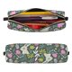 thumbnail image 2 of Easygdp Retro Bunny Floral para Estuche de Lápices de Cuero, Estuche de Papelería de Cuero, Estuche de Gran Capacidad con Cremallera, 2 of 7