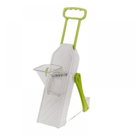 

Safe Mandoline Slicer Upright Vegetable Potatoes Slicer Chopper Julienne + Dicer Thickness Adjuster for Kitchen Fast Meal Prep