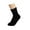 Black, variant on Lroveb Fuzzy Socks for Women Women's Solid Color 2 Pairs Plush Socks Winter Thickened Floor Sleeping Socks