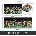 thumbnail image 3 of Botanical Flower Kitchen Decor Rugs Set of 2, Non Slip Washable Home Decor Farmhouse Kitchen Rugs and Mats for Floor Comfort Standing Mats for Kitchen, Sink, Laundry 17"x47"+17"x30", 3 of 6