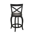 thumbnail image 5 of Home Square Swivel Counter Height Stool in Black - Set of 2, 5 of 10