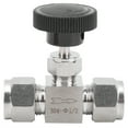 thumbnail image 2 of Válvula de acero inoxidable 304 de 2 vías con aguja de alta presión para control de flujo de agua, gas y líquidoФ1/2, 2 of 12