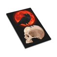 thumbnail image 4 of Raven Skull Red Moon Light Switch Cover Decorator No Device Blank Wall Plate 1-Gang Receptacle Outlet Decor, 4 of 7