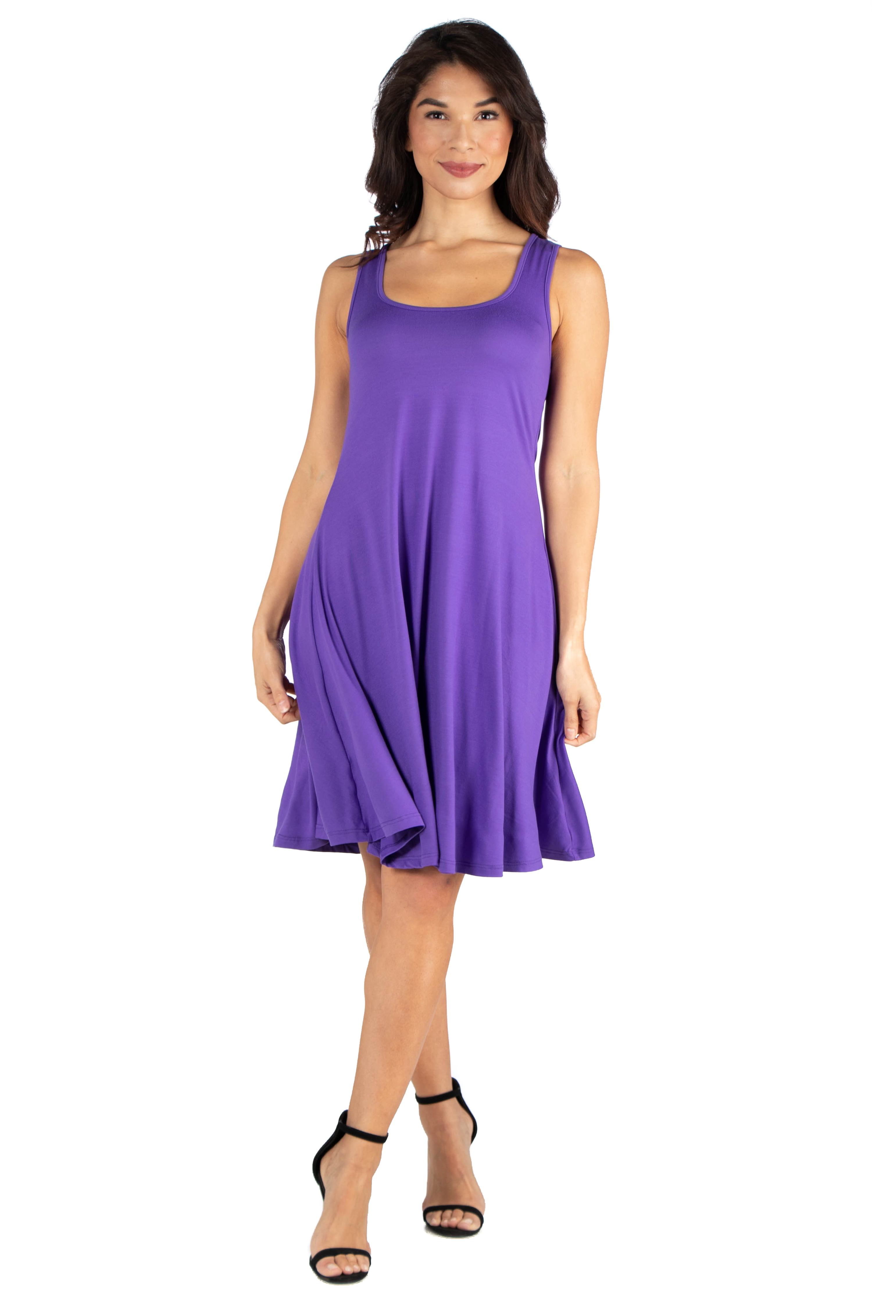 24/7 Comfort Apparel 24seven Comfort Apparel Fit and Flare Knee