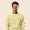 thumbnail image 4 of Dalix Taco Embroidered Fleece Crewneck Long Sleeve Sweatshirt Mens in French Vanilla M Medium, 4 of 5