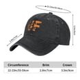 thumbnail image 6 of University Of Findlay-Logo Hat Adult Adjustable Classic Washed Casquette Cap Hat Baseball Cap, 6 of 8