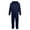 Navy, variant on Norvella Kids Hooded Jumpsuit Solid Long Sleeve Zip Front Straight Leg Relaxed Fit Coverall One Piece Everyday Outfit