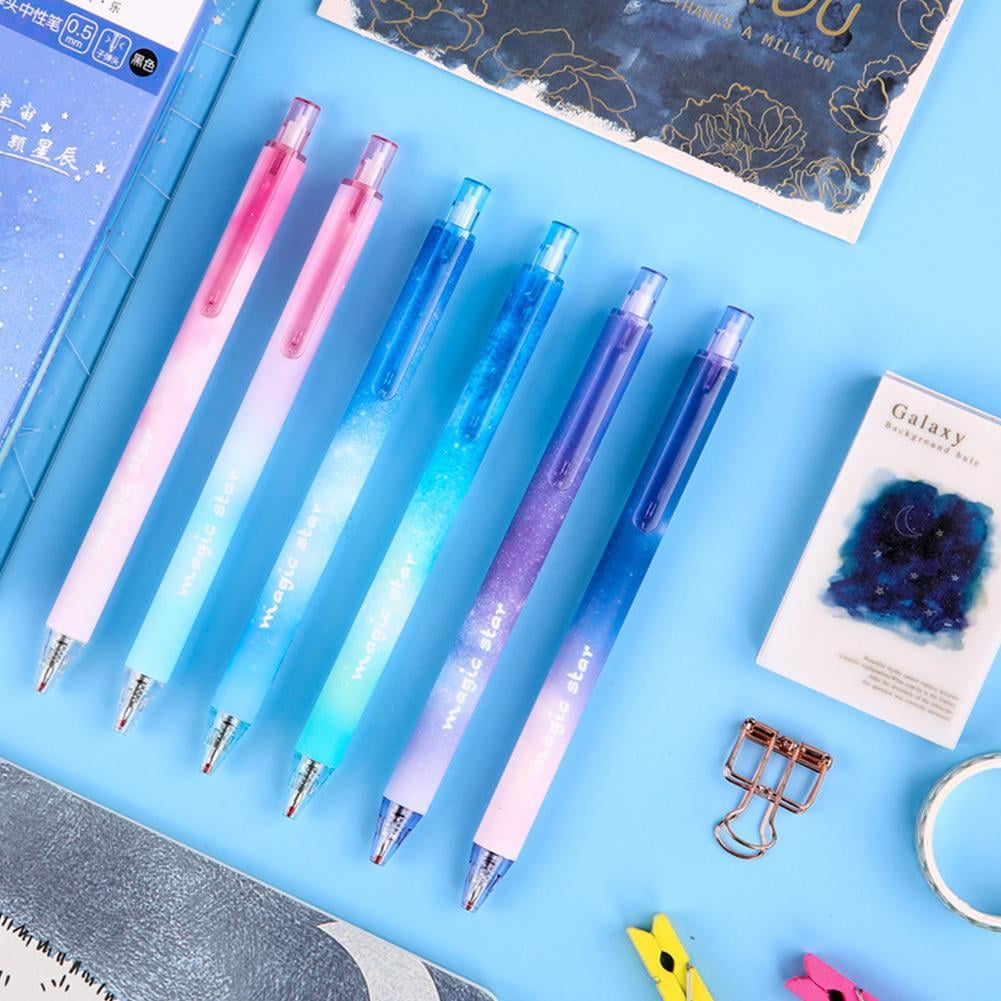 TPALPKT 2pcs Novelty Starry Gel Pen Pens for Kids Gift Supplies Office  Statione School N4W3