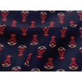 thumbnail image 4 of oneOone Viscose Jersey Fabric Leaves & Floral Block Printed Craft Fabric BTY 60 Inch Wide, 4 of 4