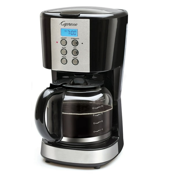 Capresso 12-Cup Drip Coffee Maker with Glass Carafe - Walmart.com - Walmart.com