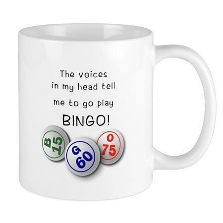 

CafePress - Bingo Game Mug 02 Mugs - Ceramic Coffee Tea Novelty Mug Cup 11 oz