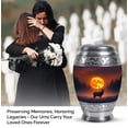 thumbnail image 3 of MUKTIVE Deer Cremation Urns for Adult Ashes Women - Large Burial Urns for Adult Male - Decorative Funeral Urn for Mother - Memorial Urn for Ashes for Men & Female - 10 Inch, 3 of 7