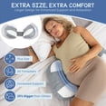 thumbnail image 2 of Almohada de embarazo Serene Haven en forma de W para mujeres de talla grande, 2 of 6