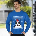 thumbnail image 3 of Christmas Sweatshirt, Customer Support Cat Funny Christmas Sweatshirt, Witty Holiday Jumper for Cat Lovers, Unique Feline Gift, 3 of 5