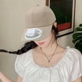 thumbnail image 1 of Gorra de verano recargable para hombre y mujer, de secado rápido, de poliéster, recargable por USB, para viajes de ocio, para adultos, color sólido, 1 of 6