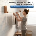 thumbnail image 3 of Tendedero Retractil Pared, Tendedero Ropa Ajustable, Capacidad de Carga 20 Kg, Cable de Acero 304, Diseño de Bloqueo Giratorio, Apto para Uso Interior y Exterior (Oro), 3 of 4