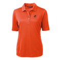 thumbnail image 2 of Women's Cutter & Buck Orange Florida Gators Team Virtue Eco Pique Recycled Polo, 2 of 3