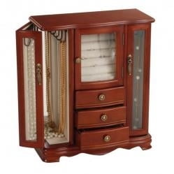 Mele and Co Richmond Wooden Jewelry Box