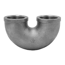 Open Return Bend Open Return Bend, 3/4" Pipe, FNPT, Malleable Iron, Class 150