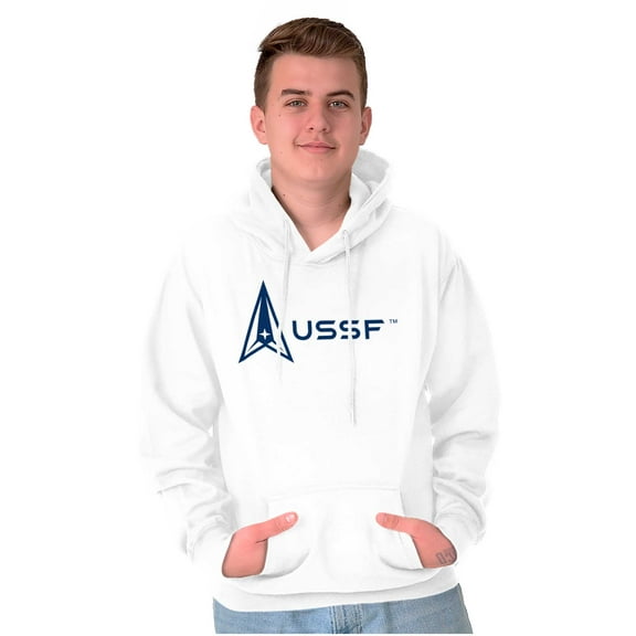 USSF Classic US Space Force Logo Unisex Plus Size Hoodie Brisco Brands 4X