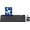 Black, variant on Marvo Wireless Keyboard and Mouse Combo, 2.4G, Low Profile, Fluid Precise, Quiet, Tablet Holder,Black