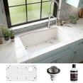 thumbnail image 3 of Karran Usa Qu-722-Pk1 Quartz Qu 33-1/2" Undermount Single Basin Quartz Composite Kitchen, 3 of 5