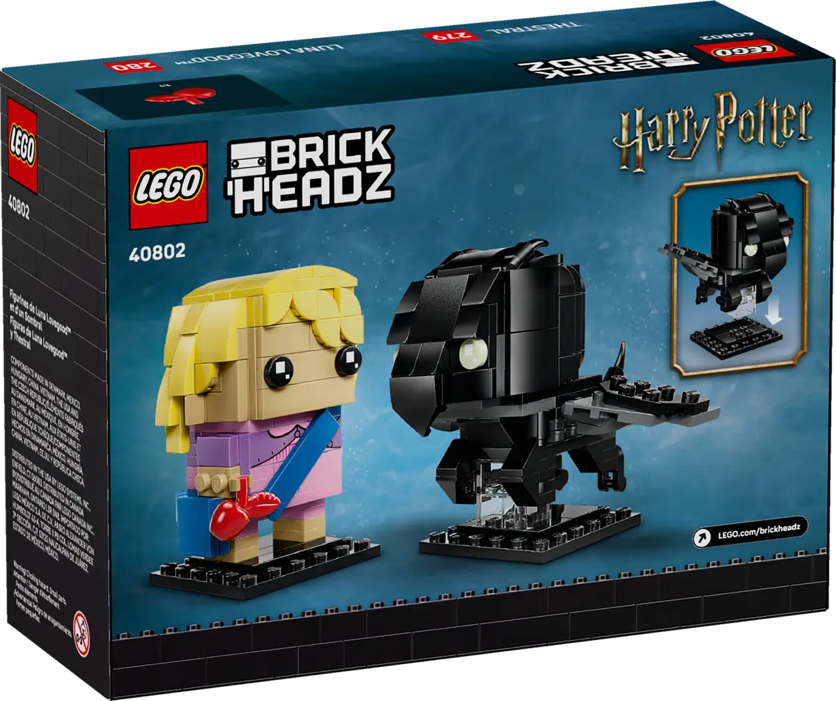 LEGO Brickheadz 40802 Harry Potter Wizarding World Thestral and Luna Lovegood