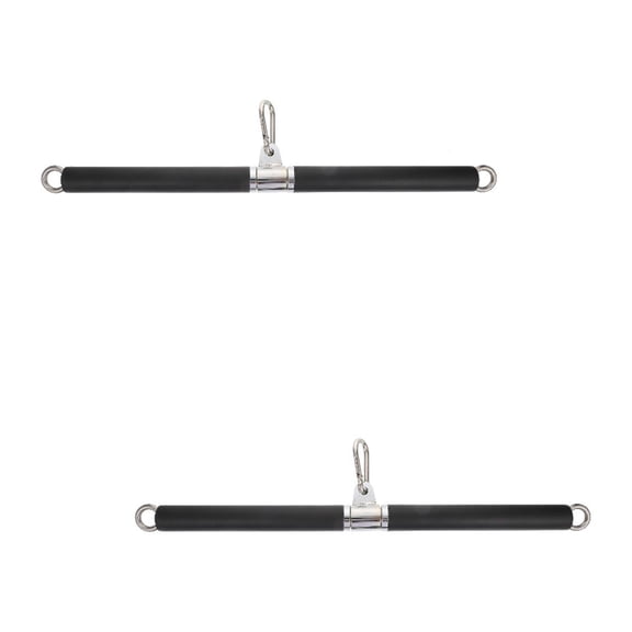 Set of 2 Integrated Fitness Tools with Pulling Rod and Cable Machine for Exercising and Strength Training