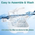 thumbnail image 4 of ELEGX Cat Water Fountain, Ultra Silent Cat Fountain 2L/67oz, with LED Light, Activated Carbon Filter(7PCS), 4 of 7