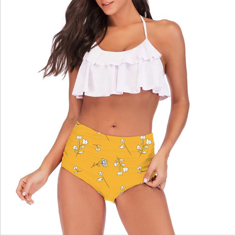 yellow swimsuit walmart