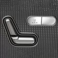 thumbnail image 4 of Embellecedor para botón de calefacción de asiento de coche para clase CE, color plateado, 4 of 5