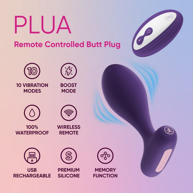 Femme Funn Plua Vibrating Unisex Anal Plug with Remote Control