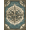 Teal Beige Gold, Pattern 18, variant on ODIKA Ocean Animal Cartoon Adventure Weathered Navigation Theme Artwork for Dorm Room, Small Living Apartment, Stain Resistant Low Profile